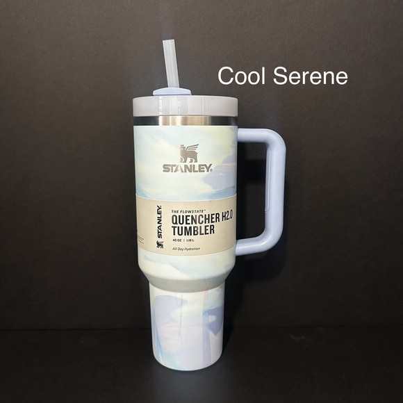 Stanley Other - Stanley 40 oz Cool Serene Clean Slate Collection Quencher H20 flowstate tumbler